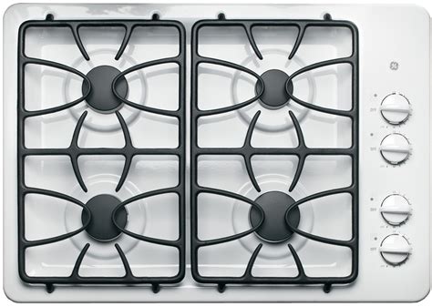 white gas cooker top